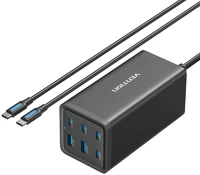 Vention 6-PORT 4*USB-C+2*USB-A 6-port 4*usb-c+2*usb-a (asztali,140w,fekete,gan), töltő kép