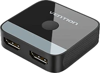 Vention AKOB0 Hdmi (2 portos,kétirányú, 4k,60hz, fekete), switcher kép