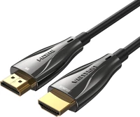 Vention ALBBAD Hdmi ->; hdmi hd, (8k, optikai kábel, fekete, 48gbps), 100m, kábel kép