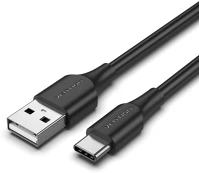 Vention CTHWG Usb-a 2.0/m -> usb-c/m, 1,5m, (3a,fehér), kábel kép
