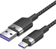 Vention CTOBF Usb-a 2.0/m -> usb-c/m, 1m,(fekete,6a), kábel kép