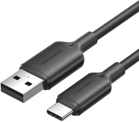 Vention CTQBF Usb-a 2.0/m -> usb-c/m, 1m,(fekete), kábel kép