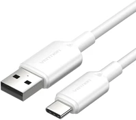 Vention CTQWF Usb-a 2.0/m -> usb-c/m, 1m,(fehér), kábel kép