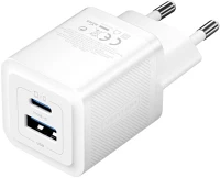 Vention FEQW0-EU Usb-c+a (30w/30w, 2-portos, fehér, gan), töltő kép