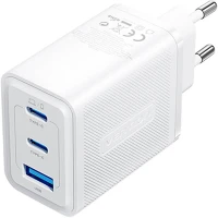 Vention FERW0-EU Usb-c+c+a (65w/65w/60w, 3-portos gan, fehér), töltő kép