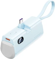 Vention FHQL0 Led kijelző 4800mah 22.5w powerbank kék kép