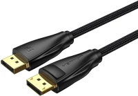 Vention HCBBG Displayport/m -> displayport/m (8k, optikai, fekete), 1,5m, kábel kép