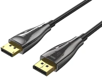 Vention HCBBJ Displayport/m -> displayport/m  (8k, optikai, fekete), 5m, kábel kép
