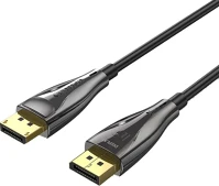 Vention HCBBQ Displayport/m -> displayport/m (8k, optikai, fekete),  20m, kábel kép