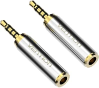 Vention IN29041 Audio adapter,  vab-s02, 3.5mm (female) to mini jack 2.5mm (male), (gold) kép