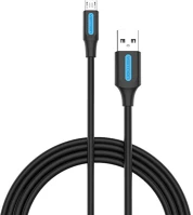 Vention IN35230 Usb 2.0 a to micro-b 3a cable 0.25m  colbc black kép