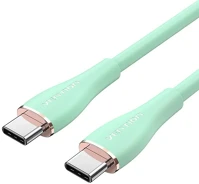 Vention TAWGG Usb-c 2.0/m -> usb-c 2.0/m,  (5a,szilikon,zöld), 1,5m, kábel kép
