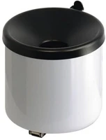 Vepa bins COR_DVB150044 Fali hamutartó, acél, fehér-fekete kép