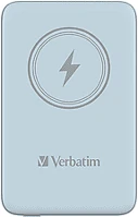 Verbatim 10000 MAH, KÉK charge ´n´ go vezeték nélküli mágneses powerbank, 10000 mah, kék () kép