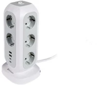 Verbatim 2XUSB-A, 2XUSB-C Elosztó, álló, 11 aljzat, 2xusb-a, 2xusb-c,  