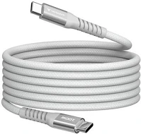 Verbatim 31854 Usb kábel, usb-c - usb-c, 1,2 m, 100w, mágneses, szürke kép