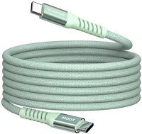 Verbatim 31855 Usb kábel, usb-c - usb-c, 1,2 m, 100w, mágneses, zöld kép