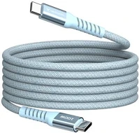 Verbatim 31856 Usb kábel, usb-c - usb-c, 1,2 m, 100w, mágneses, kék kép