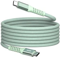 Verbatim 31864 Usb kábel, usb-c - usb-c, 1,2 m, 60w, mágneses, zöld kép