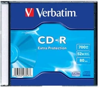Verbatim 43347/408A1 Cd-r írható cd lemez 700mb vékony tok kép