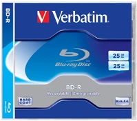 Verbatim 43714 Bd-r írható blu-ray lemez 25gb normál tok kép