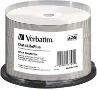 Verbatim CD-R Cd-r datalife cd lemez hengerdoboz 50 db kép