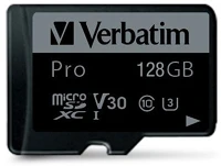 Verbatim 47044 Sdxc 128gb pro uhs-3 class 10 micro memóriakártya + adapter kép
