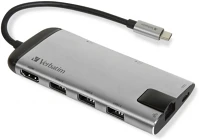 Verbatim 49142 Usb-c multiport hub silver kép
