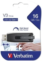 Verbatim 49172 16gb pendrive, fekete-szürke kép