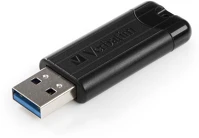 Verbatim 49320 Store'n'go pinstripe 256gb usb 3.0 fekete flash drive kép