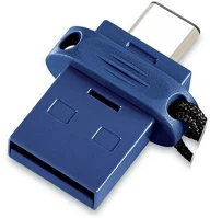 Verbatim USB 3.0 + USB C 64gb dual usb 3.0 + usb c pendrive - kék kép