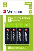 Verbatim AA 4X2500 MAH Rechargeable tölthető ceruzaelem aa 4x2500 mah (49517) kép
