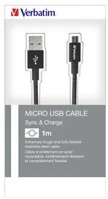 Verbatim COR_KV48863 Usb kábel, usb - micro usb, 1 m, fekete kép