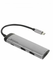 Verbatim COR_UHV49140 Usb elosztó-hub, usb-c/usb 3.0/hdmi, kép