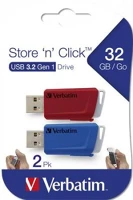 Verbatim COR_UV32SC2 Pendrive, 2 x 32gb, usb 3.2, 80/25mb/sec,  