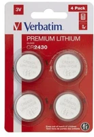 Verbatim COR_VECR24304 Gombelem, cr2430, 4 db,  