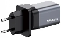 Verbatim COR_VT32200 Hálózati töltő, 1xusb-c pd (35w), usb-a qc 3.0, eu/uk/us, gan, kép