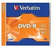 Verbatim DVDV-16 DVD-R Dvdv-16  dvd-r normál tokos dvd lemez kép