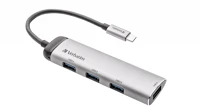 Verbatim HUB USB 3.2 GEN 1 Usb-c multiport hub four port usb 3.2 gen 1 silver kép