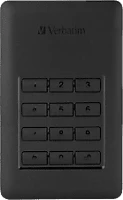 Verbatim STORE'N'GO Store'n'go secure portable külső merevlemez 1tb, fekete (53401) kép
