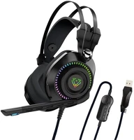 Vertux BOGOTA.BLACK Fejhallgató - BOGOTA (50mm driver, hangerőszabályzó, flexibilis mikrofon kép