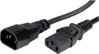 Vez 19.99.1510 Value tápkábel -  (monitor / szünetmentes tápkábel, c13-c14, fekete, 1m) kép