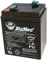 Vez 6V 4,5AH Diamec agc akkumulátor, 6v 4,5ah kép