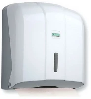 Vialli ALDK4 V hajtogatott kéztörlő adagoló abs műanyag, fehér, 10db/karton kép