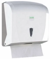 Vialli ALDK40 V hajtogatott kéztörlő adagoló abs műanyag, 300lap kapacitás, fehér kép