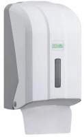 Vialli ALDK6C Hajtogatott toalettpapír adagoló fehér műanyag kép