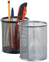 Victoria B802A BLACK Írószertartó, fémhálós, fekete kép