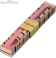 Victoria-bruno 20-0263/03 Golyóstoll bruno visconti 0,7mm kék, fém test, felicita - színes csíkos kép