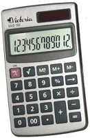Victoria COR_GVZ152 Zsebszámológép, 12 számjegy, fém ház, 