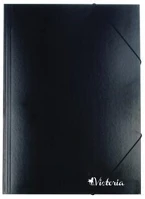 Victoria COR_IDPG01 Gumis mappa, karton, a4, fekete kép